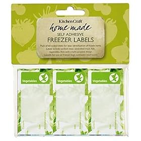 Kitchen Craft  Assorted Freezer Labels, Pack of 60