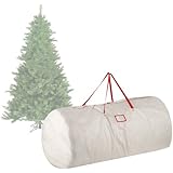 Elf Stor Premium White Holiday Christmas Tree Storage Bag, Large(30" x 60" Bag)