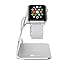Stalion Apple Watch Stand, Desktop Charging Dock Station for Apple Watch Sport Edition (Quick Silver) Aluminum Body Universal Cradle Holder for Apple iWatch 38mm/42mm