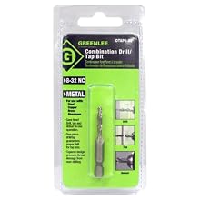Greenlee DTAP8-32 Combination Drill and Tap Bit, 8-32NC