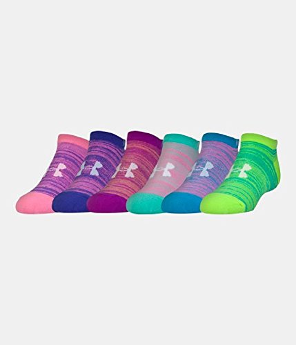Under Armour Essential Twist No Show - 6 Pack Girls' Sock