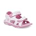 Timberland Kid's Riverquest 2-Strap Sandals - White/ Pink 6 - Junior's/ Regular