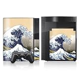 Produkt-Bild: Design Skins f&uuml;r Sony Playstation 3 [zweiseitig] - Great wave of Kanagawa / Die gro&szlig;e Welle vor Kanagawa Design Folie