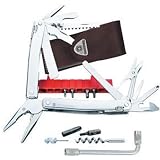Victorinox Swiss Army Swisstool Spirit Plus with Leather Pouch