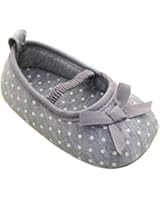 Weixinbuy Baby Girl's Cotton Polka Dot Walking Soft Sole Crib Shoes