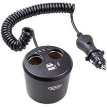 Ring Car Cigarette Lighter Socket Splitter X2 12V and 2X USB Can Multisocket