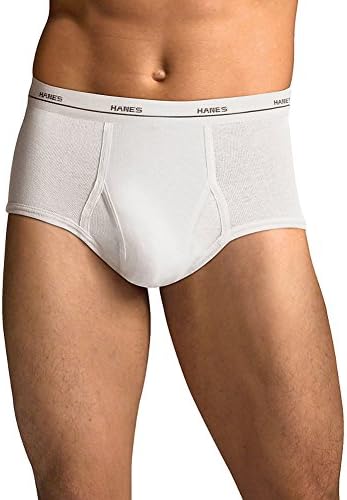 Hanes Men's White Briefs 7 Pack Medium White