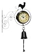 Infinity Instruments Morning Bell Wall Clock