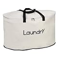Whitney Design 5630 Oval-Shaped Laundry Hamper with Carrying Straps