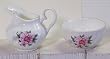 Bone China Creamer & Open Sugar Set - Camelia Decor