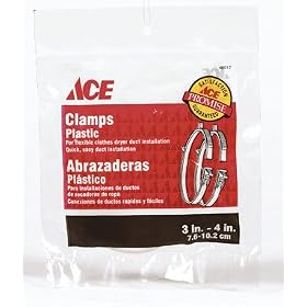DEFLECT-O   ACECX34   DRYER VENT CLAMPS