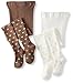 Country Kids Little Girls' Hearts Tights 2 Pair