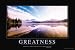 Greatness Landscape Poster Print by Craig Tuttle, 36x24