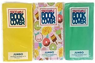 Stretchable Jumbo Book Covers 3 Piece Bundle