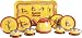 Schylling Curious George Tin Tea Set