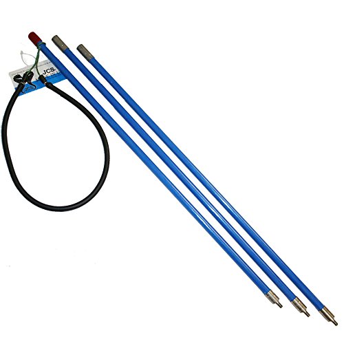 JCS Fiberglass (Take-Apart) 3 Piece Pole. Perfect for Travel.