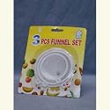 3 Pack 3 Sizes Kitchen Funnel Set Case Pack 72