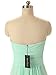 DRESSTELLS Sweetheart Bridesmaid Chiffon Prom Dresses Long Evening Gowns for Juniors Size 6 Mint Green