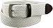 Dockers Men's 35Mm Braided Elastic Belt,White,34