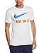 NIKE Sportswear Men's Just Do It Swoosh Tee, White/Team Orange/Team Royal, XX-Large