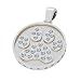 Bark Avenue Jewelers- Pave Paw Print Pendant 14 Karat White Gold - Large
