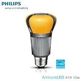 4 Pack, Philips Ambient LED Dimmable 60w Replacement Light Bulb