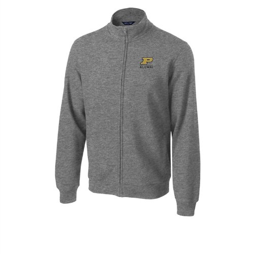 Tall Purdue Men s Full Zip Sweatshirt Vintage Hthr dryjncjeugv