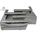 Möbelfuß Sofafuß Stützfuß aus Metall - Chrom glänzed, Höhe - 120mm