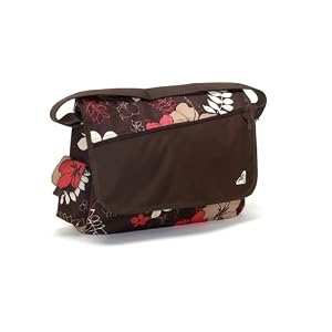 Roxy Laptop Messenger Bag - Breezy Brown Flower