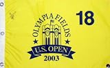 Corey Pavin Autographed 2003 Olympia Fields U.S. Open Pin Flag