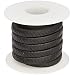 Palmetto Style VA1389  Expanded PTFE/Graphite Compression Packing Seal, Flexible Graphite Core, Black