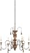 Currey and Company 9334 Mansion Gold Mansion Chandelier, Small with Customizable Shad...