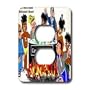 Londons Times Funny Food Coffee other Digestibles - Cannibal Fast Food - Light Switch Covers - 2 plug outlet cover