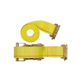 20 2x12' Ratchet E Track Straps E Fitting Truck Cargo Van 
