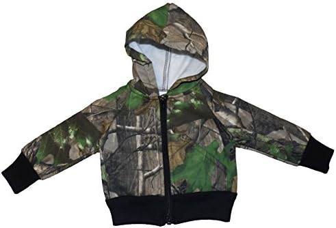 JLCK Realtree AP Camo Baby Boys Hooded Jacket (Realtree AP Camo, 6-12 Mo)
