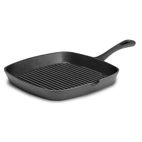 Universal Housewares Pre-Seasoned Cast Iron Square Grill