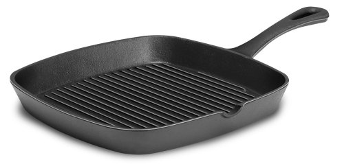 Universal Housewares Pre-Seasoned Cast Square Grill