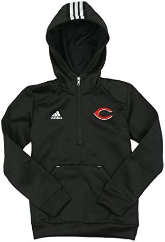Cincinnati Reds MLB Youth Sideline Player Pullover Hoodie, Black