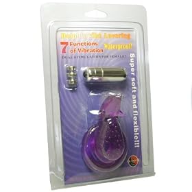 Wireless Vibrating Diving Dolphin Male Ring Erection Aid Purple