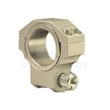 A PAIR SCOPE LOW SILVER RING 30MM TUBE 1 INCH INSERT FOR RUGER by 