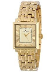Lucien Piccard Womens LP-10502-YG-10 Bianco Gold Dial Gold Ion-Plated Stainless Steel Watch