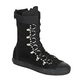 Demonia Deviant-205 Suede D-Ring Size 5