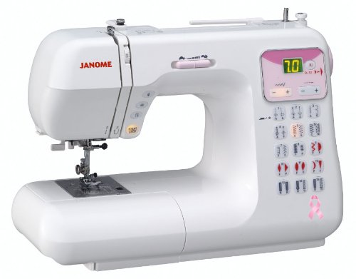 Janome DC4030 Pink Ribbon Built-In Stitches