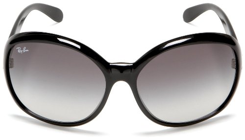 Ray Ban RB4113 Glossy Black Grey Fade 64MM Sunglasses product image