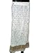 White Crinkle Maxi Skirt Spring Summer Bohemian Fashion 35" L
