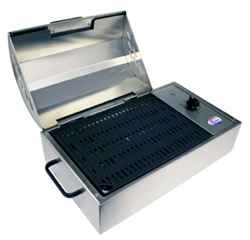 Kenyon Custom B70202 Revolution All Seasons Portable Stainless Steel Electric Grill 120V