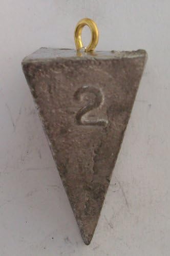 Deep Blue Tackle Pyramid Sinkers- 2 oz each - 13 per pack