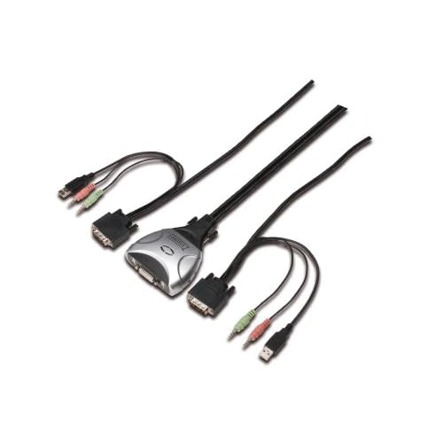 Comparer DIGITUS DS118021 ARGENT 2 PORTS  