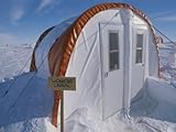 IMAGE OF A View of the Womens Outhouse at Patriot Hills Base Camp Photographic Poster Print by Gordon Wiltsie, 30x40