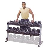 Body-Solid 2-Tier Horizontal Dumbbell Rack (GDR60)